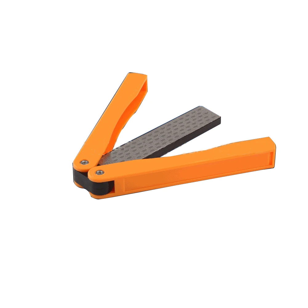 Открытый Спорт Кемпинг Пикник EDC инструменты Складные карманные двухсторонние ножи точилка совок для бриллиантов заточка камня оборудование - Цвет: As show