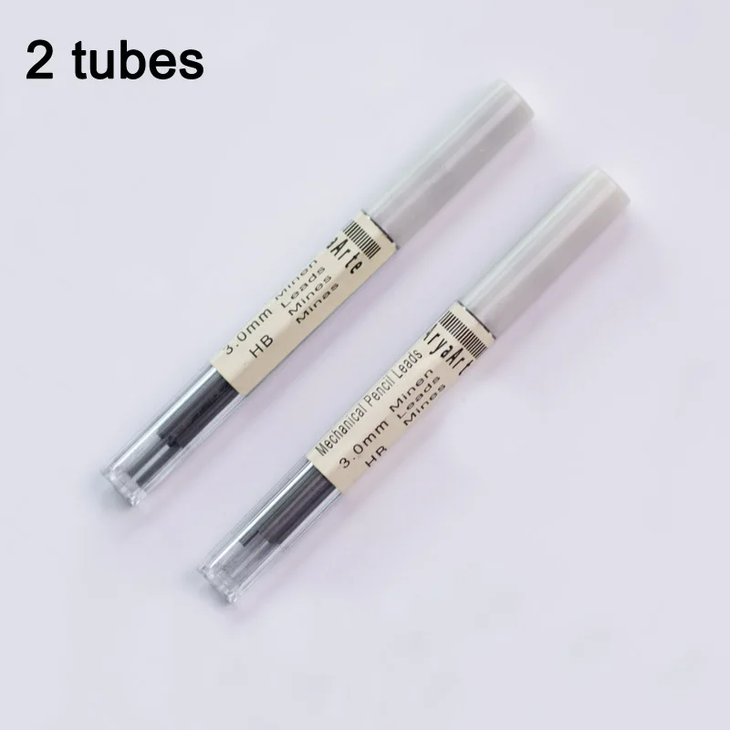 3,0 мм HB механические/Автоматические стержни для карандаша провода написания смазки для набросок рисунок офисные/школьные канцелярские принадлежности - Color: 2 tube