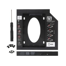 Универсальный пластиковый HDD Caddy 12,7 мм SATA 3,0 2," SSD чехол для ноутбука CD DVD rom