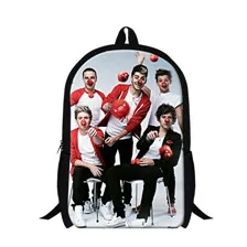 16-Inch 1D One Direction Bag School Children Girls Fashion One Direction Backpack Kids Boys Age 7-13 Mochila Infantil Menina