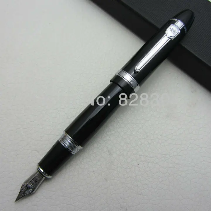 Jinhao 159 высококлассные черные средние перьевые ручки domineering