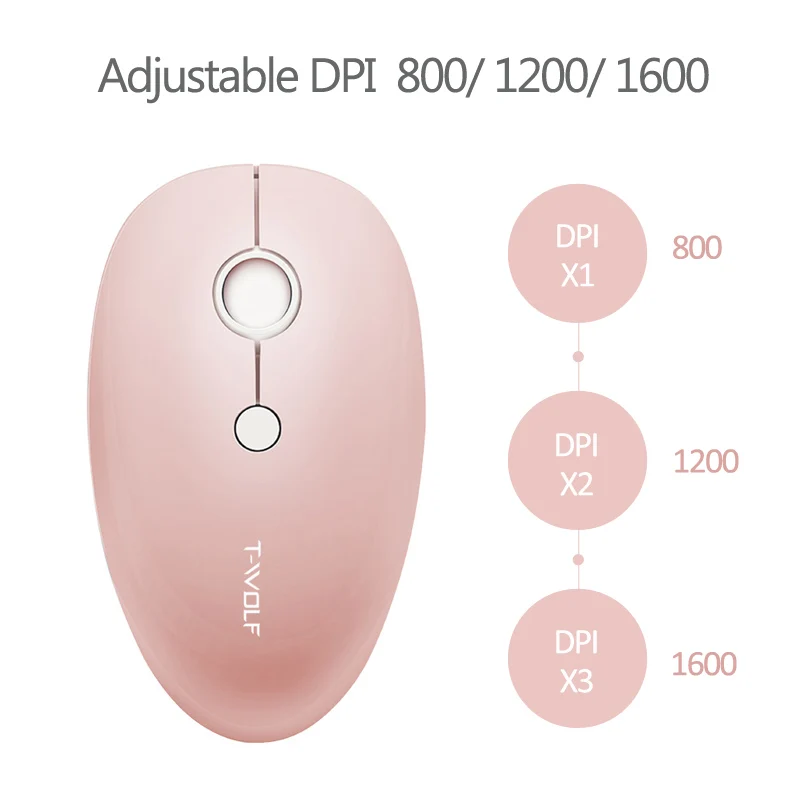 T-WOLF Q12 Slim Wireless Mouse (2)