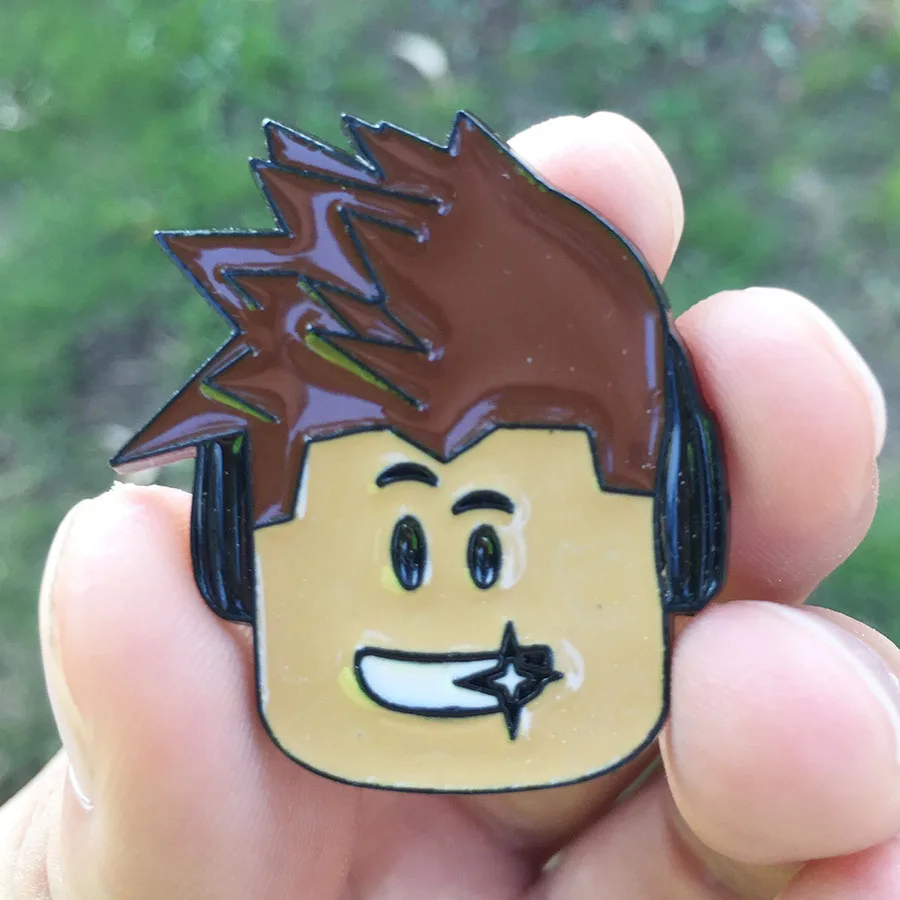 2018 Hot Game Roblox Face R Logo Brooches Pin Metal Badge Hat - 2018 hot game roblox face r logo brooches pin metal badge hat clothes pendants cosplay accessories boys men women gift on aliexpress com alibaba group