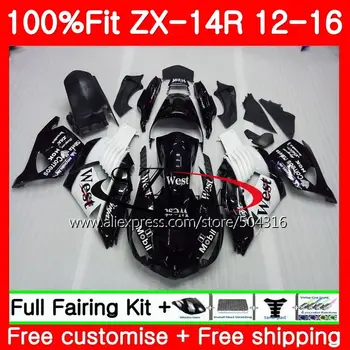 

Injection For KAWASAKI NINJA ZZR 1400 ZX 14R White West ZZR1400 25SH8 ZX14R 12 13 14 15 16 ZX-14R 2012 2013 2014 2015 Fairing