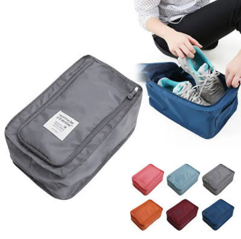 

New Waterproof Portable Travel Shoes Bag Case Shoe Organizer Keeper Storage