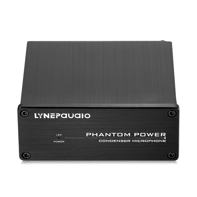 Lynepauaio Capacitance Microphone Phantom Power Supply+48V Xlr Input