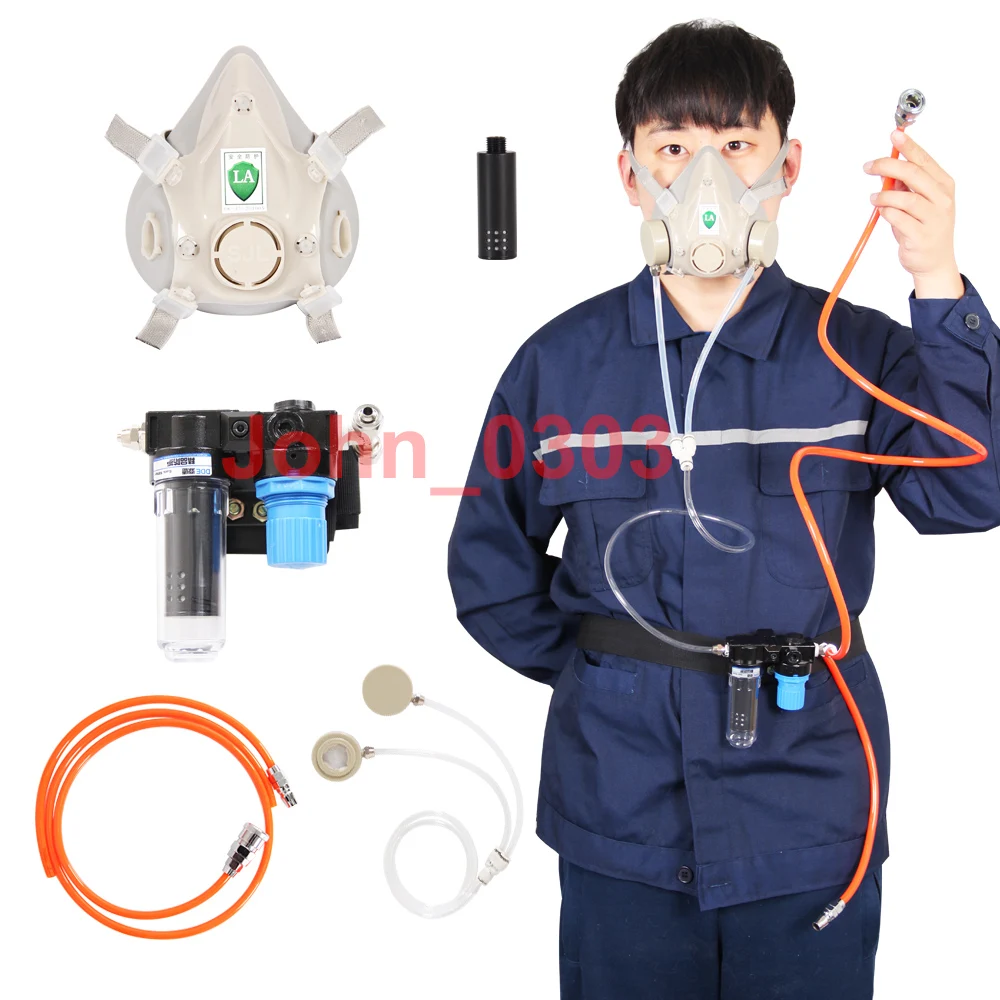 

Supplied Air Fed Respirator System & 6200 Painting Spraying Gas Mask Respirator