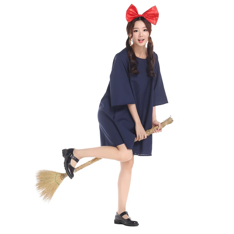 

Women Kiki's Delivery Service Costume Cute Kiki Cosplay Fancy Dress