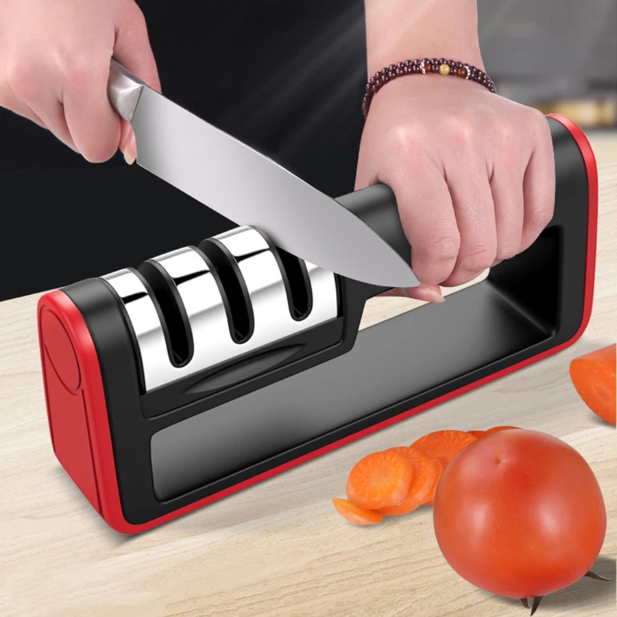 Профессиональная точилка для кухонных ножей алмазная кухонная точильный камень