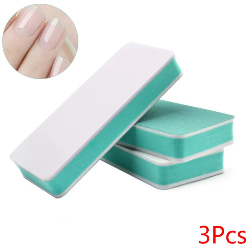 3 шт. пилки для ногтей Полировка Ногтей Lime a Ongle Lima шейпер Nailfile Shiner Filer Care Toenail