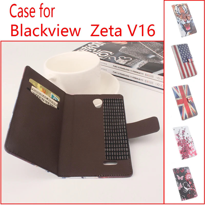

HongBaiwei For Blackview Zeta V16 Phone Case Folio Flip Premium Pattern PU Leather Wallet Case with Cash and Card Slots Cover