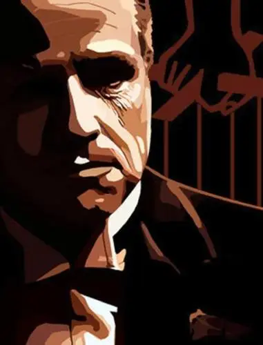 

100%Handmade Godfather Corleone 28x16 Pop art style Oil Painting