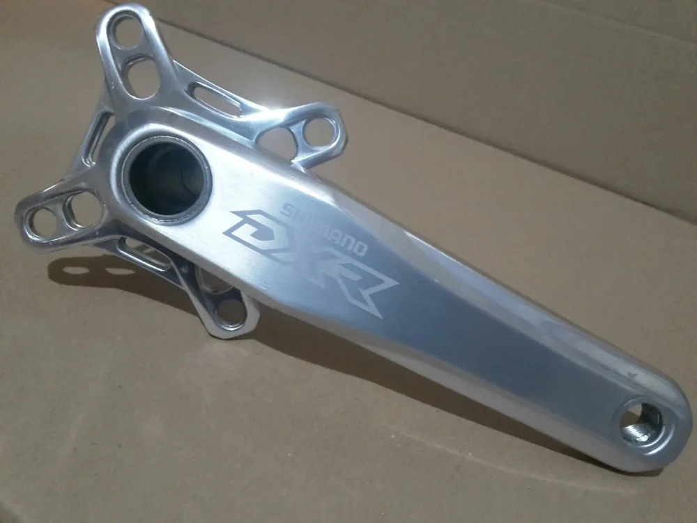 Оригинальный ShimanoBike Chainwheel DXR FC MX71 без цепи 170 мм/175 мм Серебряный велосипед