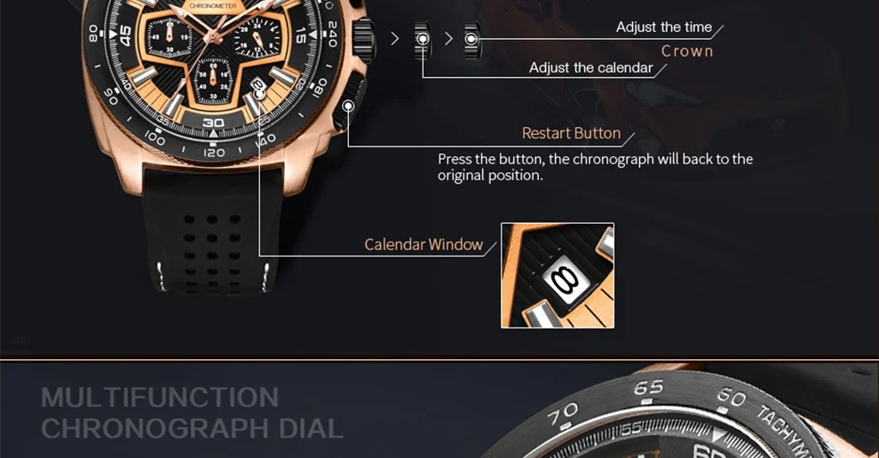 MEGIR мужские креативные Модные Аналоговые кварцевые наручные часы с силиконовым ремешком водонепроницаемые военные спортивные часы Relogio Masculino