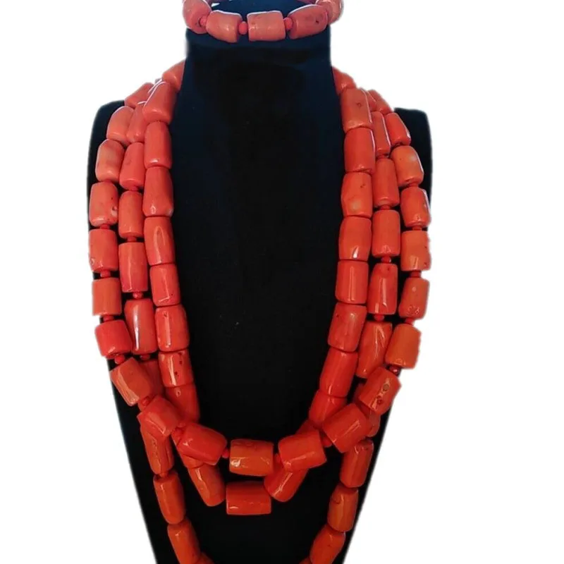 Original Big Coral Beads Jewelry for Men