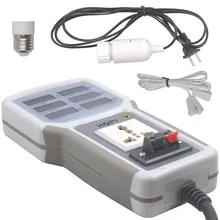 Ручной измеритель мощности анализатор мощности Светодиодный измерительная розетка измеряемый коэффициент мощности тока-напряжения hp-9800 EU Plug