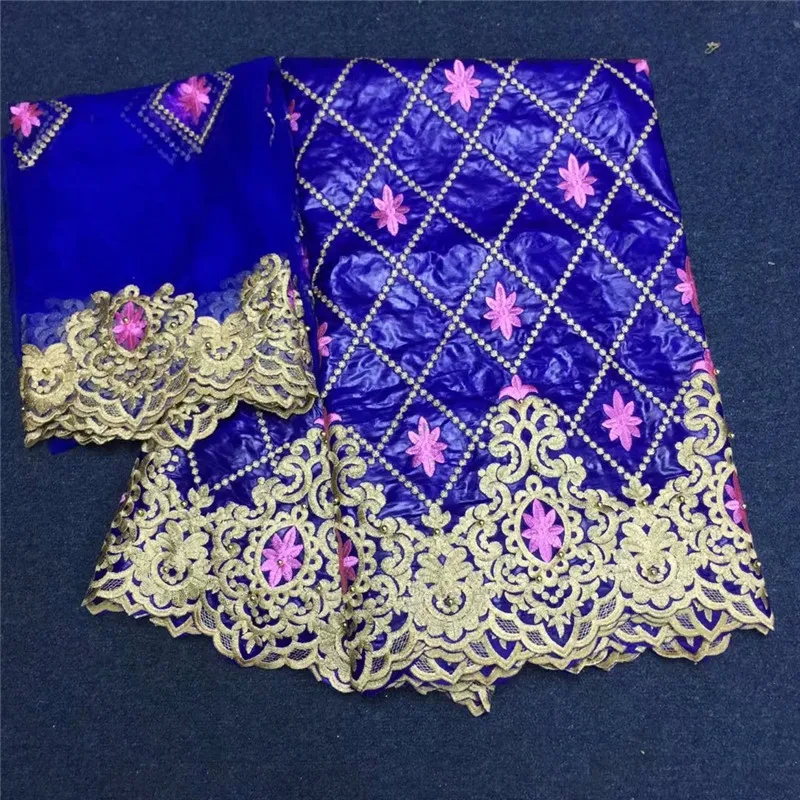 TL! Африканская Базен Riche кружевная ткань с бисером для шитья ткани с вышивкой Bazin Riche Горячая распродажа! Бразильское, Новинка! L81726