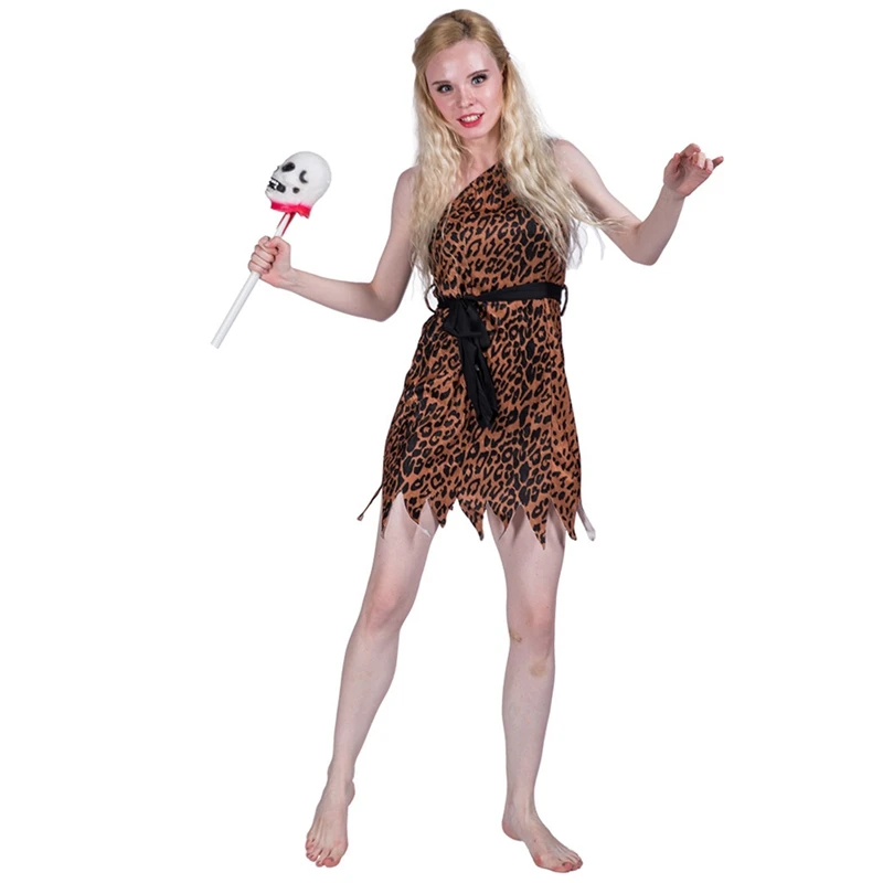 Ladies Sexy Cave Woman Prehistoric Cavegirl Fancy Dress Halloween Costume Outfit On Aliexpress