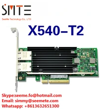 X540-T2 10G двойной RJ45 порт PCI-E Ethernet сетевой адаптер, совместимый с INTEL