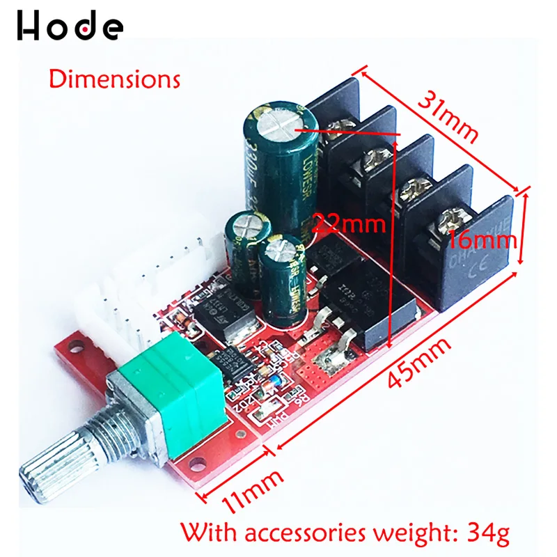 Motor Governor LED Dimmer 10V-50V 15A Motor Speed Regulator Controller Switch