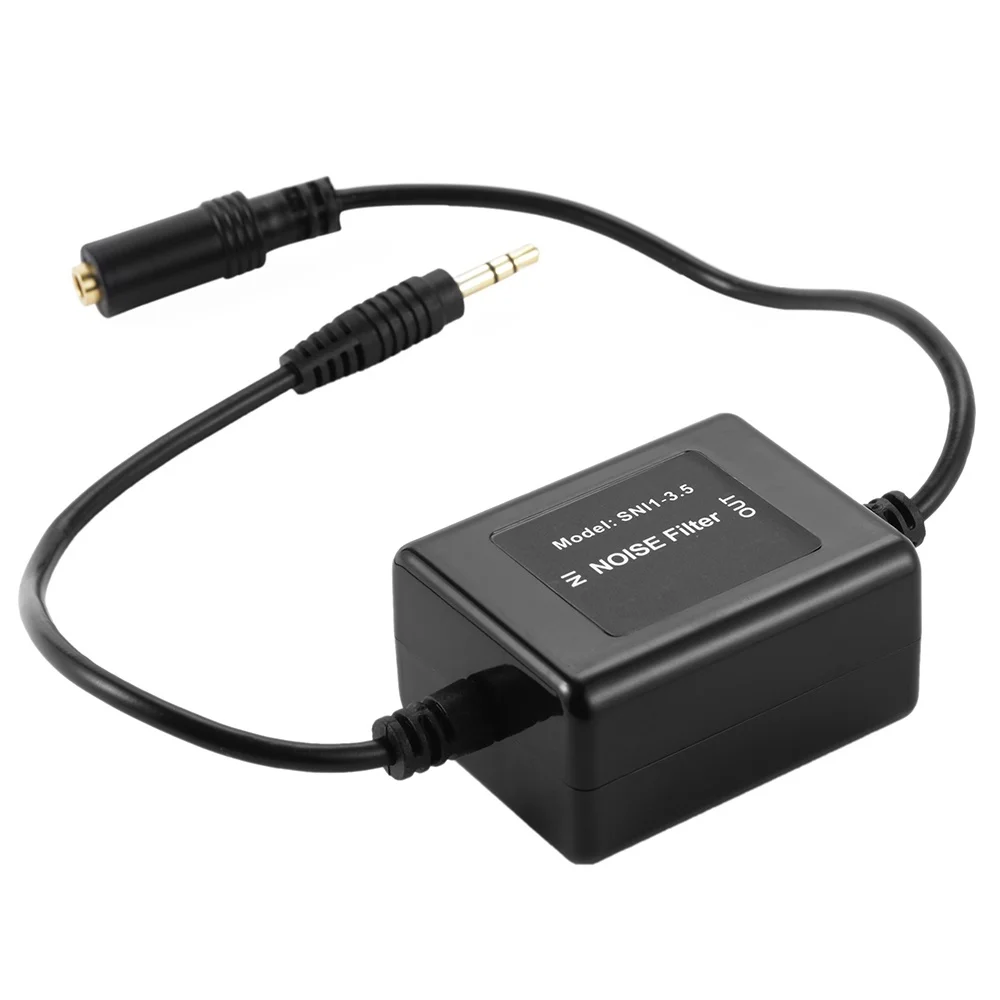 3.5mm Aux Audio Noise Filter Ground Loop Isolator Suppressor Car