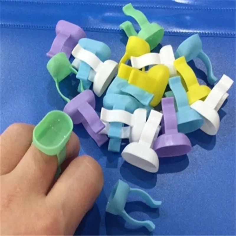 

A0150 200pcs Dental Mixing Handy Finger Bowl Cup Dappen Dish Prophy Ring for Endo