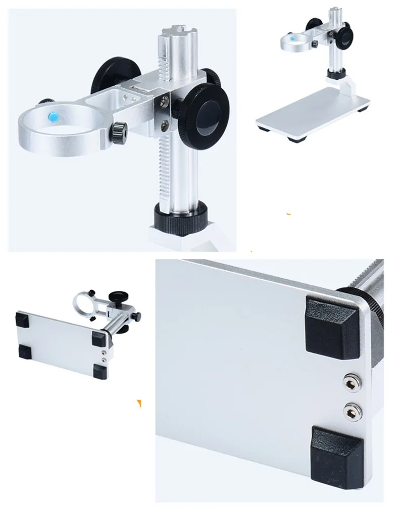Цифровой электронный микроскоп, 1000х, 5,0 Мп, с USB-разъемом, ЖК-дисплей 4,3 дюйма, микроскоп с графическим видеоадаптером, с 8 светодиодами и подставкой для ремонта ППМ и материнских плат
