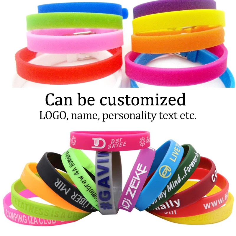 20 шт. силиконовые браслеты на запястье 8 мм (12 цветов выбор)|silicone wristband|wristband