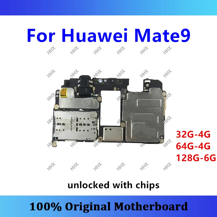 

Original Mate 9 motherboard for Huawei Mate 9 motherboard 32G-4G 64G-4G 128G-6G mainboard logic board Android Mate 9 card/fee