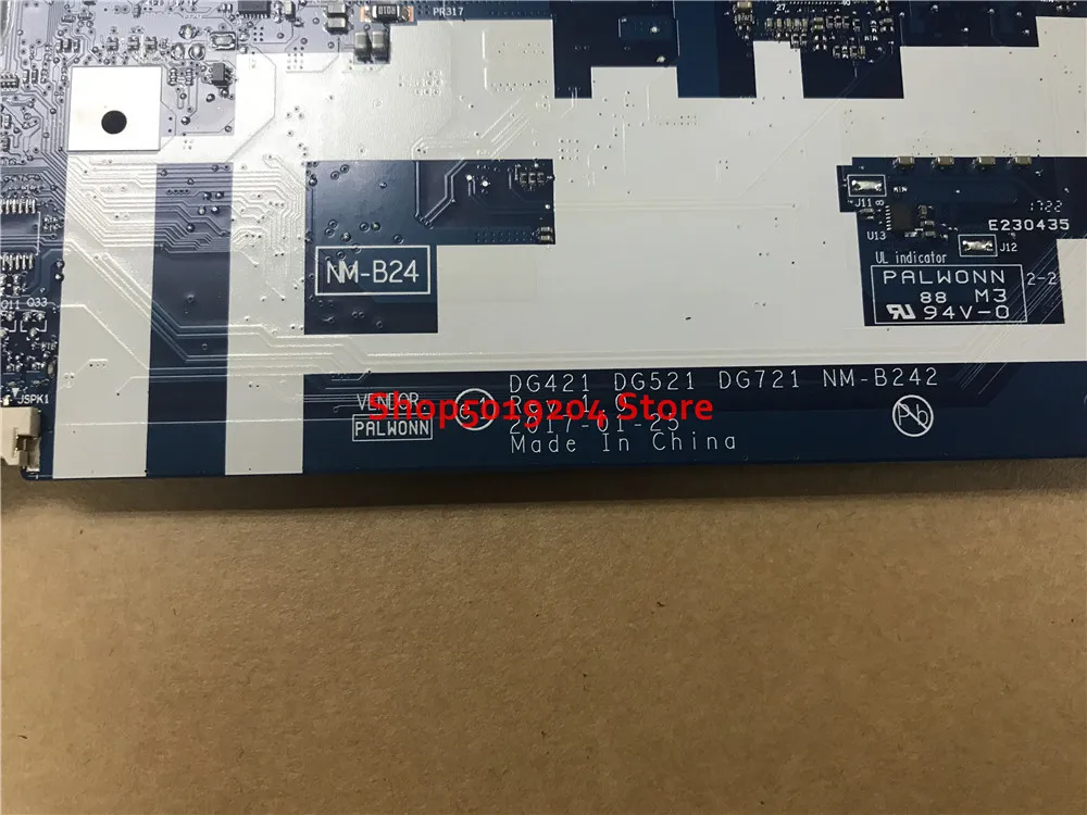 Для lenovo Ideapad 520-15IKB 320-15IKB 320-17IKB 320-15ISK Материнская плата ноутбука DG421 DG521 DG721 NM-B242 I3-6006U SR2JG материнская плата