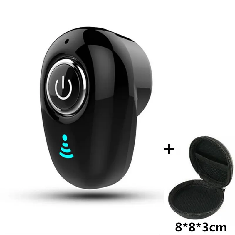 

S650 Mini Wireless Bluetooth Earphone with Mic Sport Earbud Headphone In-Ear Invisible Headset Handsfree For Huawei Xiaomi Phone
