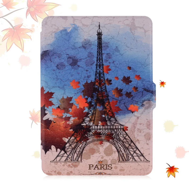 For Amazon Kindle Paperwhite1/2/3 Case Shell PU Leather Smart Cover Fit For Kindle Paperwhite [Auto Wake Up/Sleep Function]
