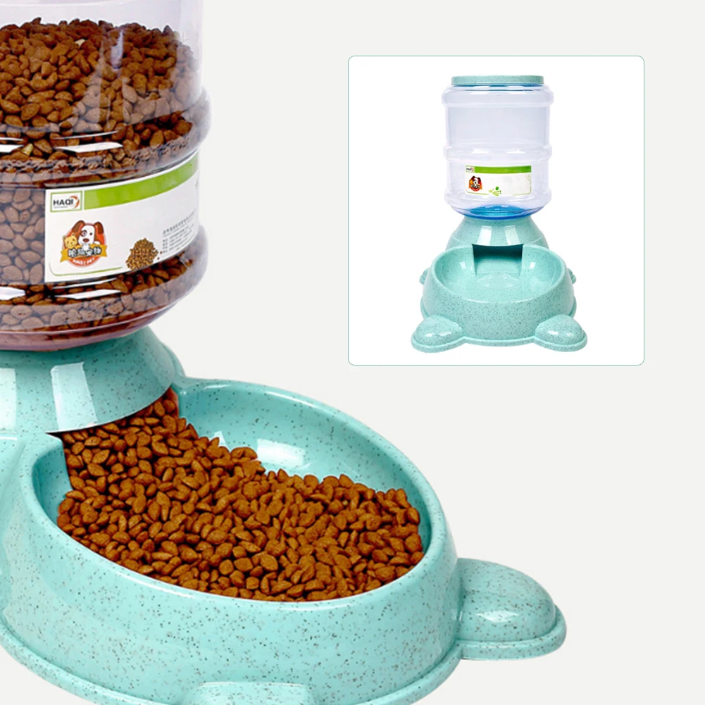 3.8L домашний большой емкости Регулируемый автоматический питатель для домашних животных питьевой фонтан собака диспенсер воды для миски для собак кошек блюдо для еды