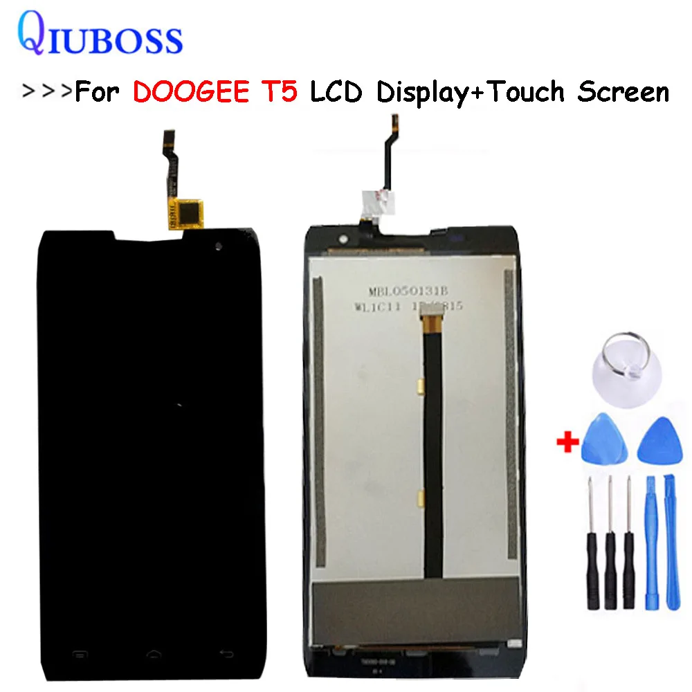 

For DOOGEE T5 LCD Display+Touch Screen Digitizer Assembly For Doogee T5 100% Work well