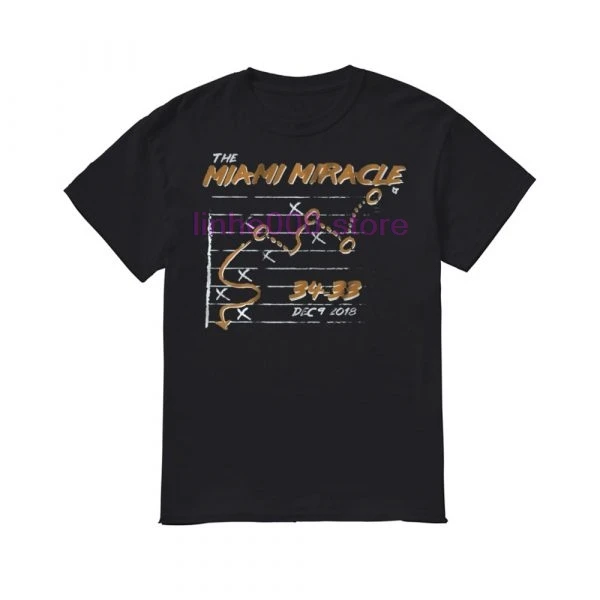 

brand men shirt Dolphins Fans The Miami Miracle Shirt