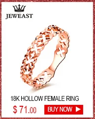18k Pure Gold Rings Noble Diamond 750Solid Female Exquisite Elegant Precious Fine Jewelry Beautiful Women Ring
