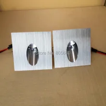 10 шт./лот светодиодный 1 Вт Светодиодный светильник для шкафа AC85-265V 2700-6500 k Алюминиевый серебряный корпус 3 года гарантии