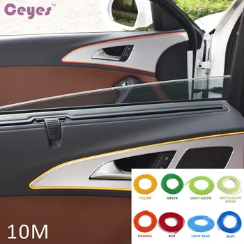 

Ceyes 10M Car-Styling DIY Case For Nissan Nismo Ford Honda Mazda Decals Interior Decorative Trims Strips Accessories Car Styling