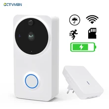CTVMAN Video Doorbell Door Intercom Waterproof Door Phone Wifi Battery Wireless Doorphone For Apartment Outdoor Doorbell Camera