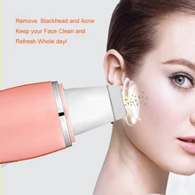 RUMEX ультразвуковое очищающее средство для лица кисточка для чистки пор пилинг для лица укупорочная Лопата отшелушивающая высокочастотная вибрация