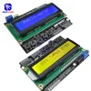 Placa de teclado LCD1602 para pantalla LCD Arduino 1602 ATMEGA328 ATMEGA2560 para Raspberry Pi UNO módulo de luz negra de pantalla azul ► Foto 1/6