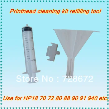 

Retail Clean Maintenance Kits Tool new Printhead Cleaning KIT Refilling Tool for HP 18 70 72 80 81 83 88 89 90 91 940 941
