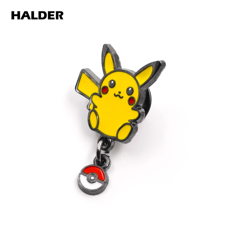 Аниме halder Pokemon Monsters Eevee модные ювелирные изделия бросок poke Броши с шариком ASH KETCHUM булавки Нагрудный значок аксессуар подарок