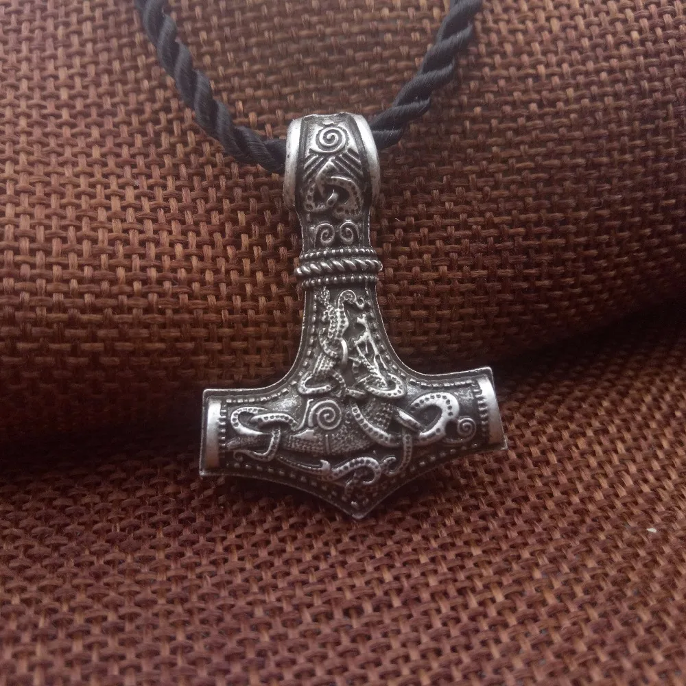 1 шт. маленькое ожерелье Викинг Молот Тора подвески mjolnir ювелирное изделие молот