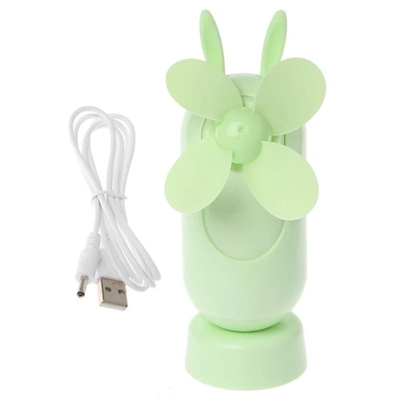 

Mini Cute Cat Ear Fan Rechargeable Small Fan Handheld Portable Fan Outdoor Travel Fan