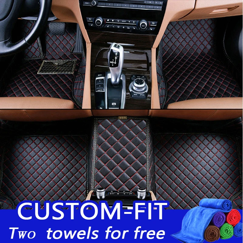 Carpet Custom Car Floor Mats for Hyundai santa fe 2008/tucson/solaris