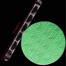 1 шт. мини 16 см Длинные акриловые ногти прозрачные волнистые Скалки и кондитерские доски торт печенье украшения скалки антипригарная помадка