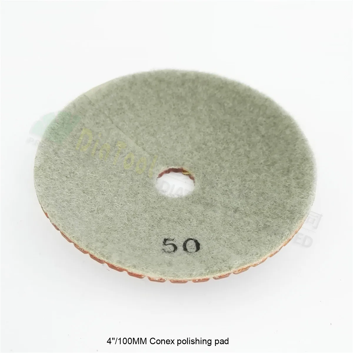 SHDIATOOL 6pcs 4" #50 bowl shaped wet diamond polishing pads marble granite ceramic Diameter 100mm convex sanding disc