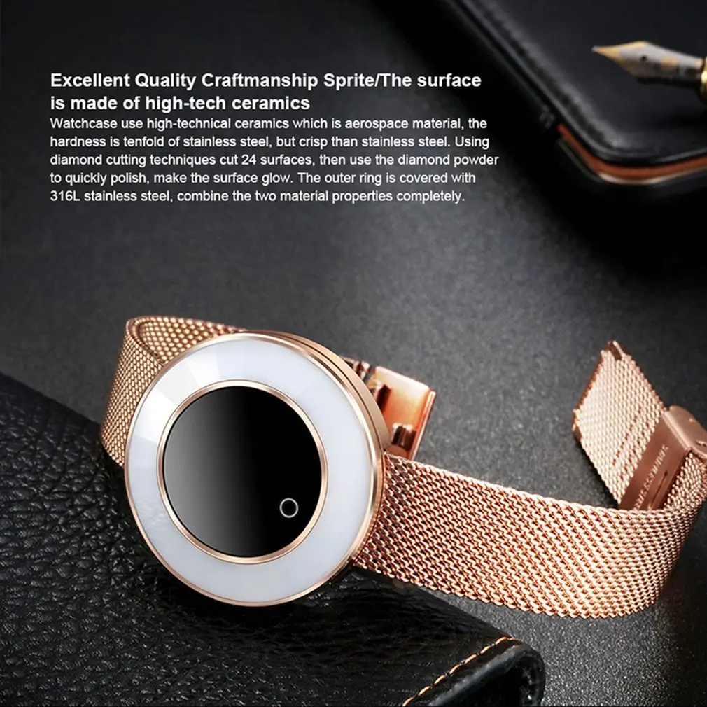 

X6 Smart watches Women Heart Rate Pedometer Gold Band Waterproof Smart Bracelet reloj inteligente mujer Bluetooth Notification