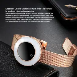 X6 умные часы Для женщин сердечного ритма шагомер Золотое кольцо Водонепроницаемый Smart Браслет reloj inteligente mujer Bluetooth уведомление